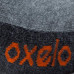 Носки для катания на роликах мужские серо-оранжевые FIT Oxelo