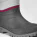 Сапоги для походов зимние водонепроницаемые женские серые SH100 WARM MID Quechua