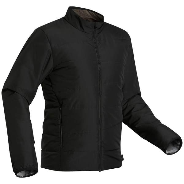 Куртка для походов мужская черная TREK 50 Forclaz