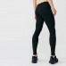 Тайтсы для бега утепленные мужские черные RUN WARM Kalenji