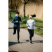 Тайтсы для бега утепленные мужские черные RUN WARM Kalenji