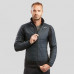Толстовка для походов теплая гибридная мужская черная SH900 X-WARM Quechua