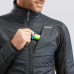 Толстовка для походов теплая гибридная мужская черная SH900 X-WARM Quechua