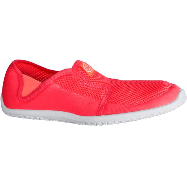 Тапочки коралловые для взрослых красные AQUASHOES 120 Subea