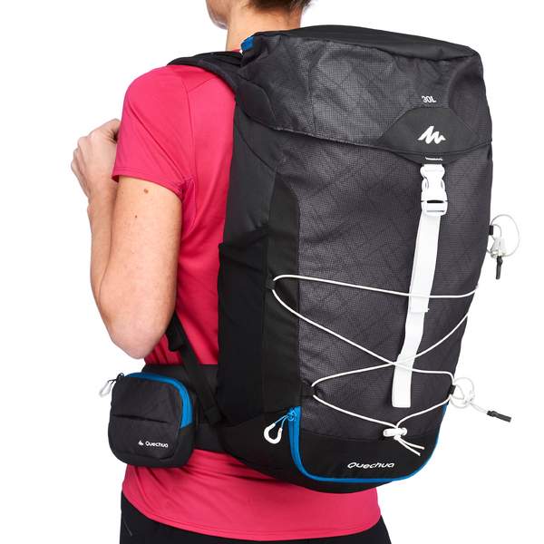 Рюкзак походный 30 л черный MH100 Quechua