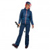 Женские горнолыжные брюки Ski-p 580 slim синие Wedze