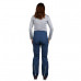 Женские горнолыжные брюки Ski-p 580 slim синие Wedze
