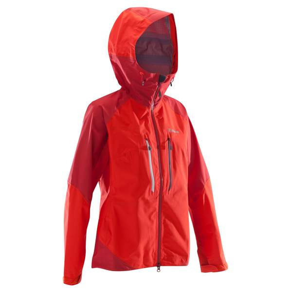 Куртка для альпинизма водонепроницаемая женская красная ALPINISM LIGHT Simond