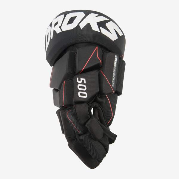 Перчатки хоккейные (краги) черные IH 500 Oroks