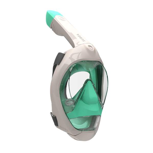 Маска Easybreath для взрослых для погружения в воду - 900 Бежевая и Зеленая