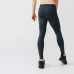 Тайтсы для бега длинные утепленные мужские черные WARM PLUS Kalenji