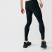 Тайтсы для бега утепленные мужские черные RUN WARM+ Kalenji