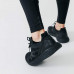 Тайтсы для бега утепленные мужские черные RUN WARM+ Kalenji