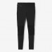 Тайтсы для бега утепленные мужские черные RUN WARM+ Kalenji