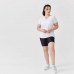 Футболка для бега женская белая RUN DRY Kalenji