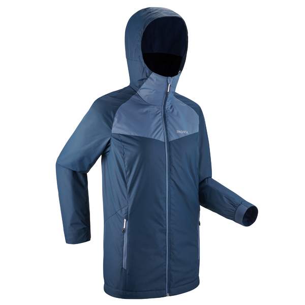 Куртка для беговых лыж женская синяя JACKET 100 Inovik