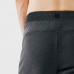 Брюки для бега утепленные зауженного кроя мужские серые RUN WARM+ Kalenji