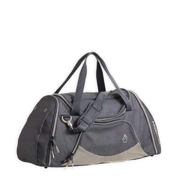 Сумка для конной экипировки 55 л черная DUFFLE Fouganza