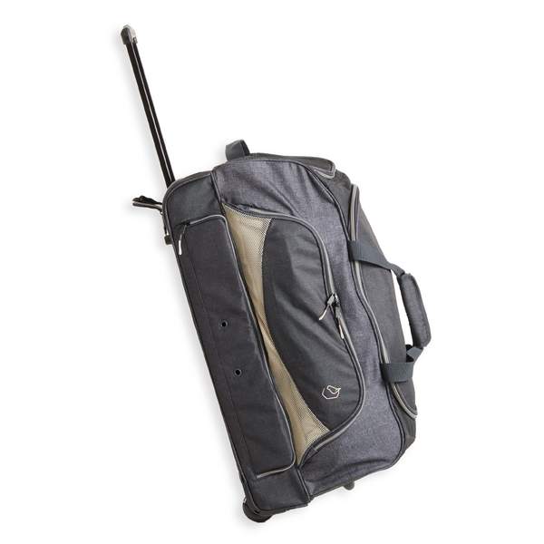 Сумка для конной экипировки на колесиках 80 л черная TROLLEY Fouganza