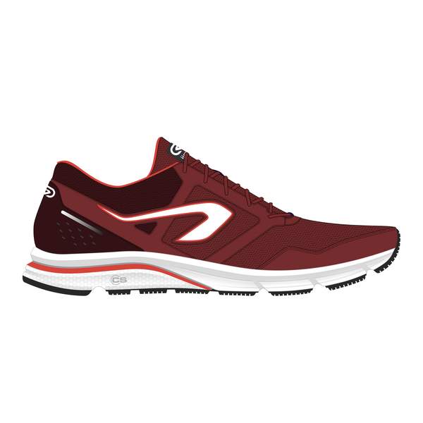 Кроссовки для бега мужские бордовые RUN ACTIV KalenjiE