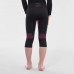 Термобелье горнолыжное (низ) детское черно-розовое 580 I-SOFT Wedze