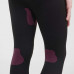 Термобелье горнолыжное (низ) детское черно-розовое 580 I-SOFT Wedze