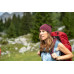 Шапка для походов из шерсти мериноса мужская бордовая TREK 500 Forclaz