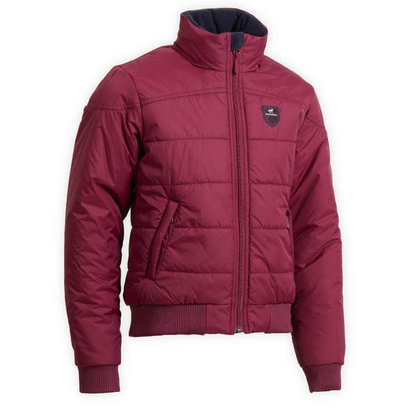 Куртка для верховой езды утепленная детская лиловая 500 WARM Fouganza