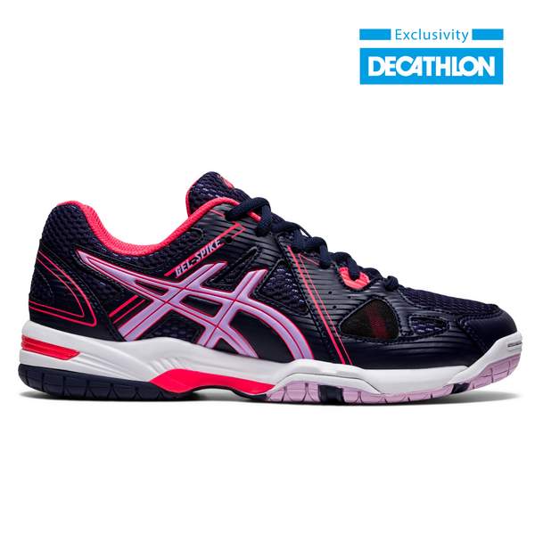 Кроссовки волейбольные женские фиолетово-розовые GEL SPIKE Asics
