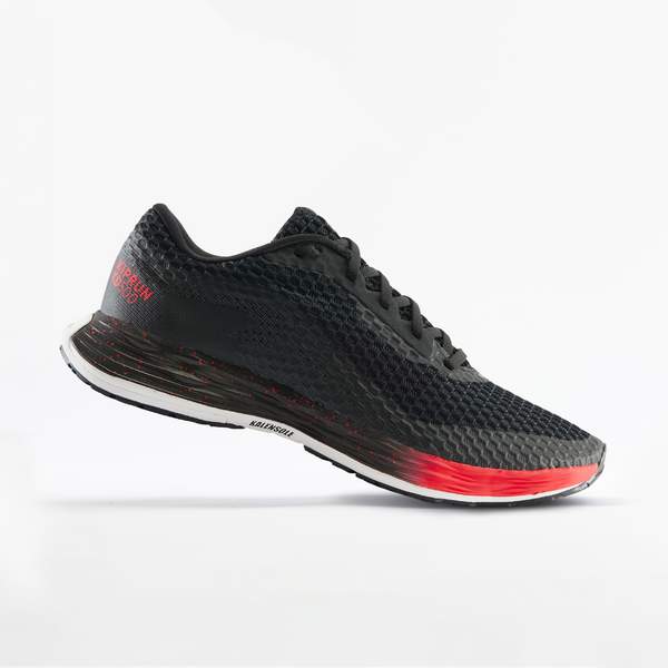 Кроссовки для бега мужские kd500 черно-розовые KIPRUN