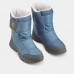 Сапоги для походов зимние водонепроницаемые женские сине-розовые SH 100 X-WARM MID Quechua