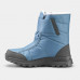 Сапоги для походов зимние водонепроницаемые женские сине-розовые SH 100 X-WARM MID Quechua