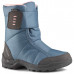 Сапоги для походов зимние водонепроницаемые женские сине-розовые SH 100 X-WARM MID Quechua