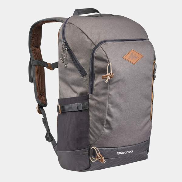 Рюкзак походный 20 л серо-коричневый NH500 Quechua