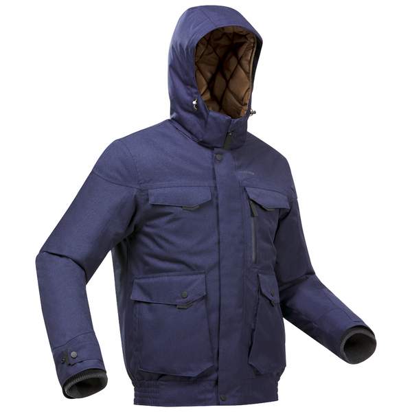 Куртка зимняя водонепроницаемая походная мужская sh100 x-warm -10°c QUECHUA