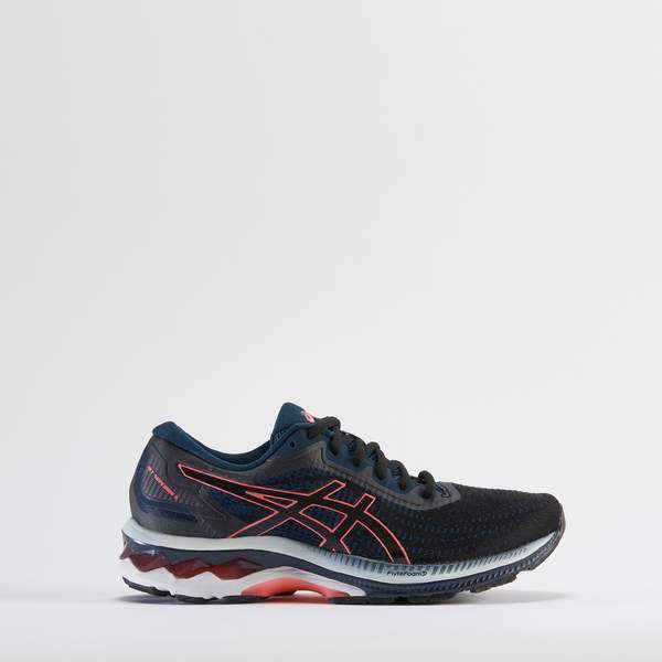 Кроссовки для бега женские с принтом сине-черные GEL SUPERION 5 Asics