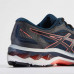 Кроссовки для бега женские с принтом сине-черные GEL SUPERION 5 Asics