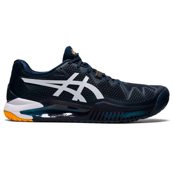 Кроссовки для тенниса мужские черно-белые GEL RESOLUTION 8 Asics
