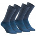 Носки для походов теплые 2 пары для взрослых серо-синие SH500 U-WARM MID Quechua