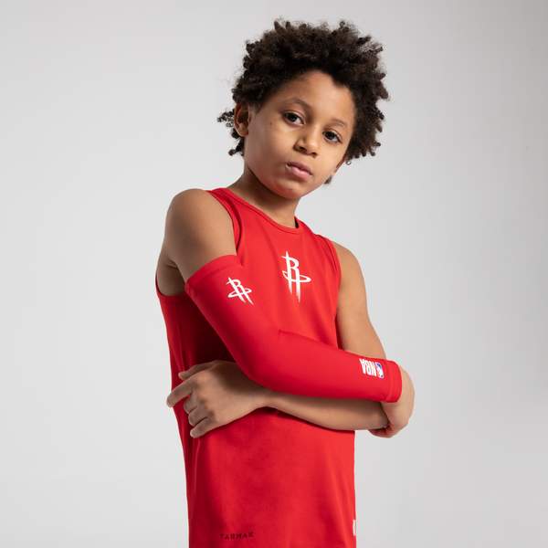 Бандаж локтевой для детей красный E500 / NBA HOUSTON ROCKETS Tarmak