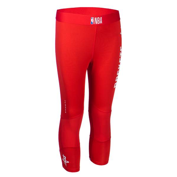 ТАЙТСЫ ДЛЯ ИГРЫ В БАСКЕТБОЛ ДЕТ. 3/4 NBA HOUSTON ROCKETS