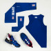 Тайтсы баскетбольные 3/4 детские синие NBA LOS ANGELES CLIPPERS Tarmak
