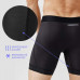 Трусы боксеры для бега мужские черные DRY PLUS Kalenji