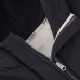 Куртка для бега утепленная на молнии с капюшоном мужская warm+ черно-бежевая KALENJI