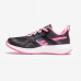 Кроссовки детские Reebok Supreme черно-розовые на шнурках