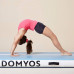 Шорты гимнастические для девочек черно-розовые 500 Domyos