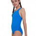 Купальник слитный для девочек синий SWIMSUIT MEDALIST RU Speedo