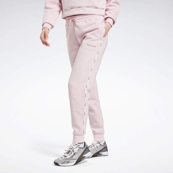 Брюки для фитнеса женские розовые Reebok