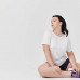 Футболка для бега женская белая DRY PLUS BREATH Kalenji